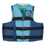 Chaleco salvavidas de nailon Full Throttle para adultos - L/XL - Azul