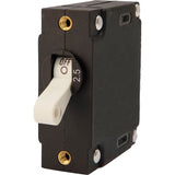Interruptor automático Egis Serie A blanco de montaje en panel con interruptor - Monopolar 2,5 A