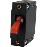 Disyuntor de montaje en panel con interruptor de palanca rojo serie A de Egis - Monopolar 40A