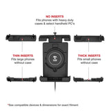 Soporte RAM® Quick-Grip™ Pro XL con bola y cargador inalámbrico Qi2 de 15 W