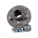 Kit de maza C.E. Smith, 5x4 1/2", husillo recto de 1" y sello de 1.25"