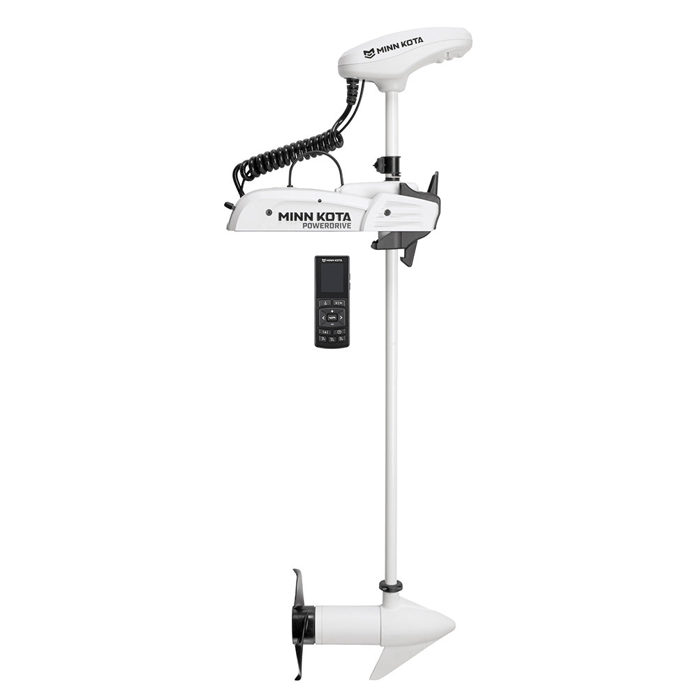 Motor de pesca por curricán Minn Kota Riptide PowerDrive™ 55/MR, 12V, 55 lb de empuje, eje de 54", control remoto Micro