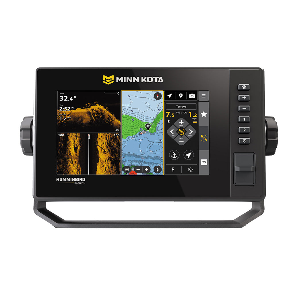 Minn Kota X7 CMSI VX GPS/sonda de 7" con transductor de montaje en espejo de popa