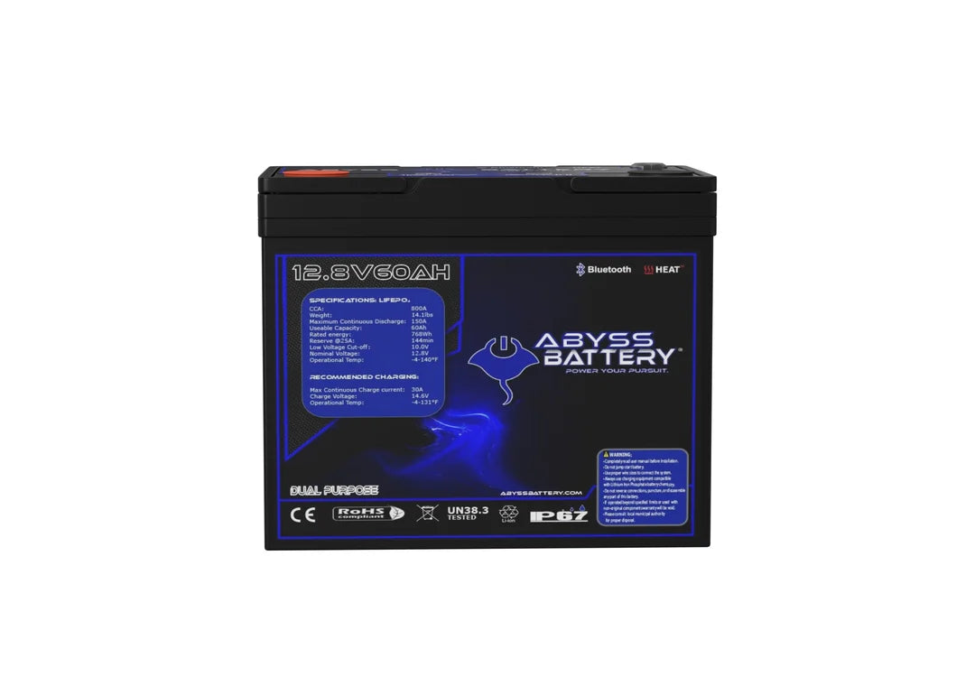 Abyss Battery 12v 60ah LiFePO4 Lithium Battery