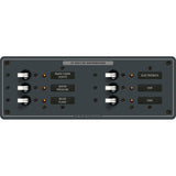 Blue Sea 8096 DC 6 Position Toggle Branch Circuit Breaker Panel - White Switches