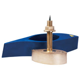 Transductor pasacascos de bronce Furuno 526T-HDD con temperatura, diplexor integrado y bloque de carenado de alta velocidad 1kW (10 pines)
