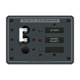Panel de interruptores automáticos principal y derivado Blue Sea 8129 de serie A para CA (230 V) - Principal + 1 posición