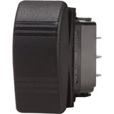Interruptor Contura III resistente al agua Blue Sea 8285 - (ENCENDIDO)-APAGADO-(ENCENDIDO) - Negro