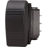 Blue Sea 8288 Interruptor Contura III Resistente al Agua - DPST OFF-(ON) - Negro