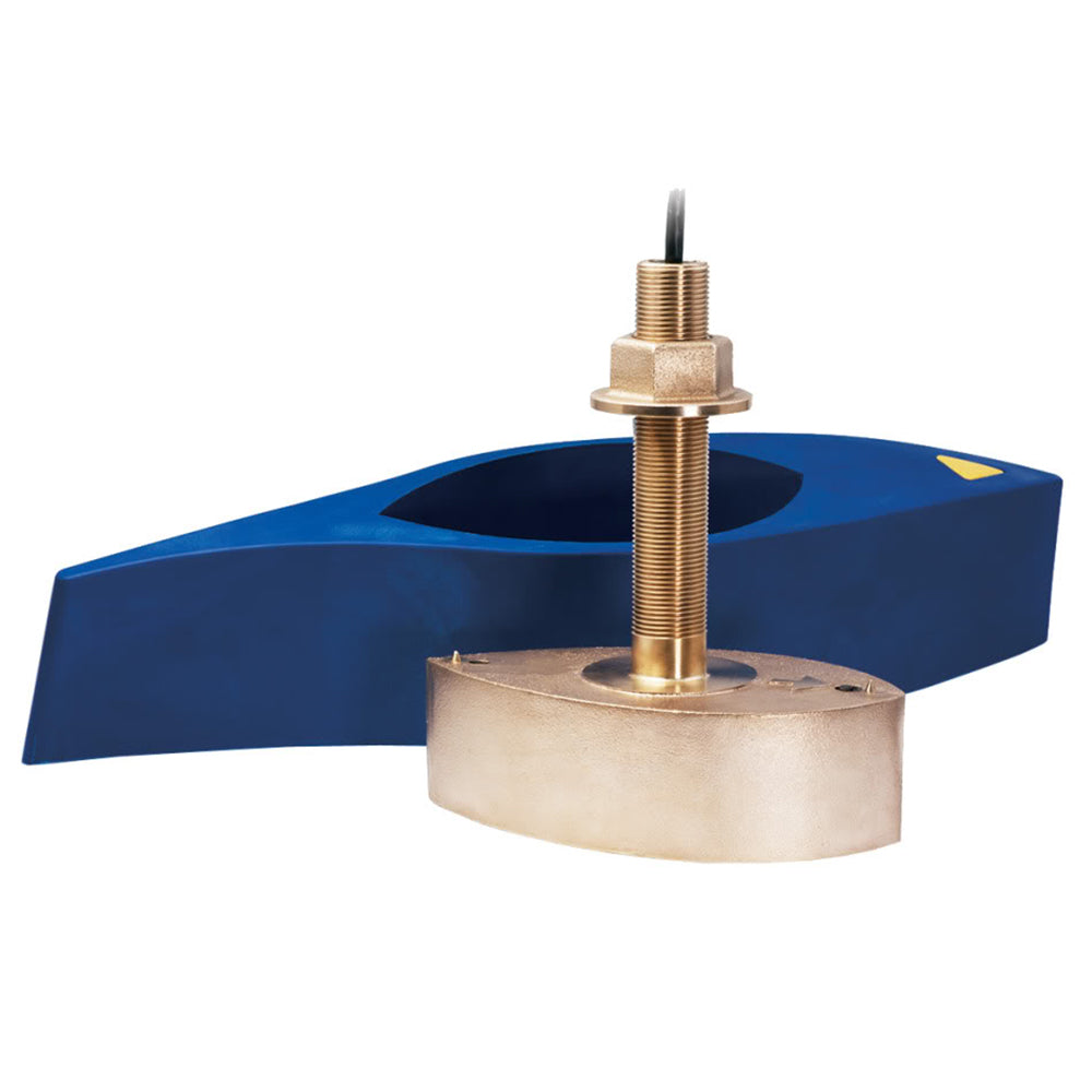 Transductor pasacascos de bronce de ultra alto rendimiento de banda ancha B260 de Raymarine con carenado