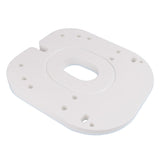 Cuña de 4 grados Seaview para la mayoría de radares de domo cerrado - 18"-24" - Blanco