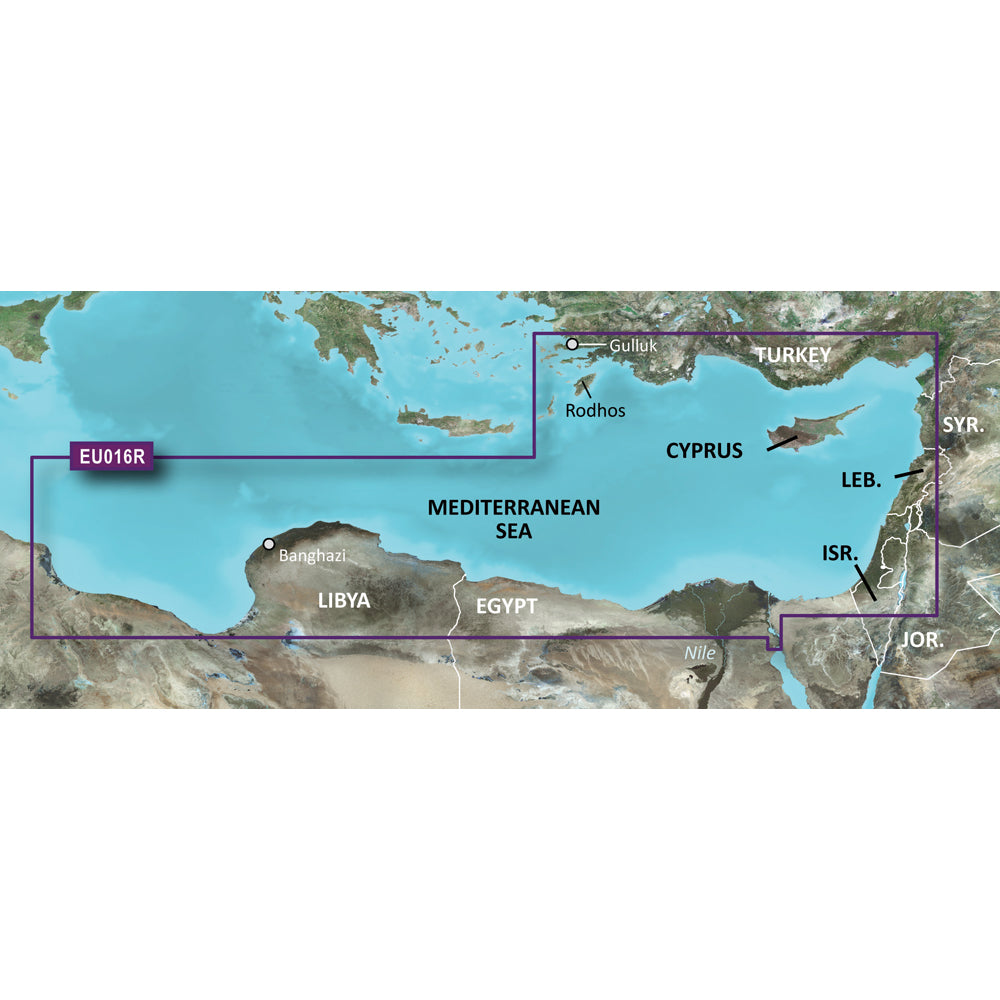 Garmin BlueChart® g3 Vision® HD - VEU016R - Mediterráneo sureste - microSD™/SD™