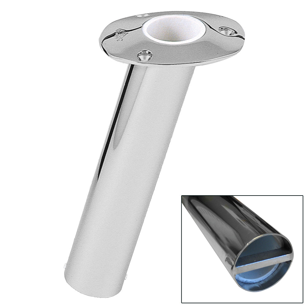 Portacañas de acero inoxidable de 15° con pasador de Lee - 2.25" D.E.