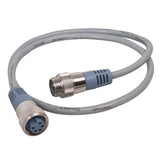 Cable de extensión Maretron Mini de doble extremo - Macho a hembra - 6M - Gris