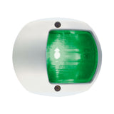 Luz lateral LED Perko - Verde - 12V - Carcasa de plástico blanco