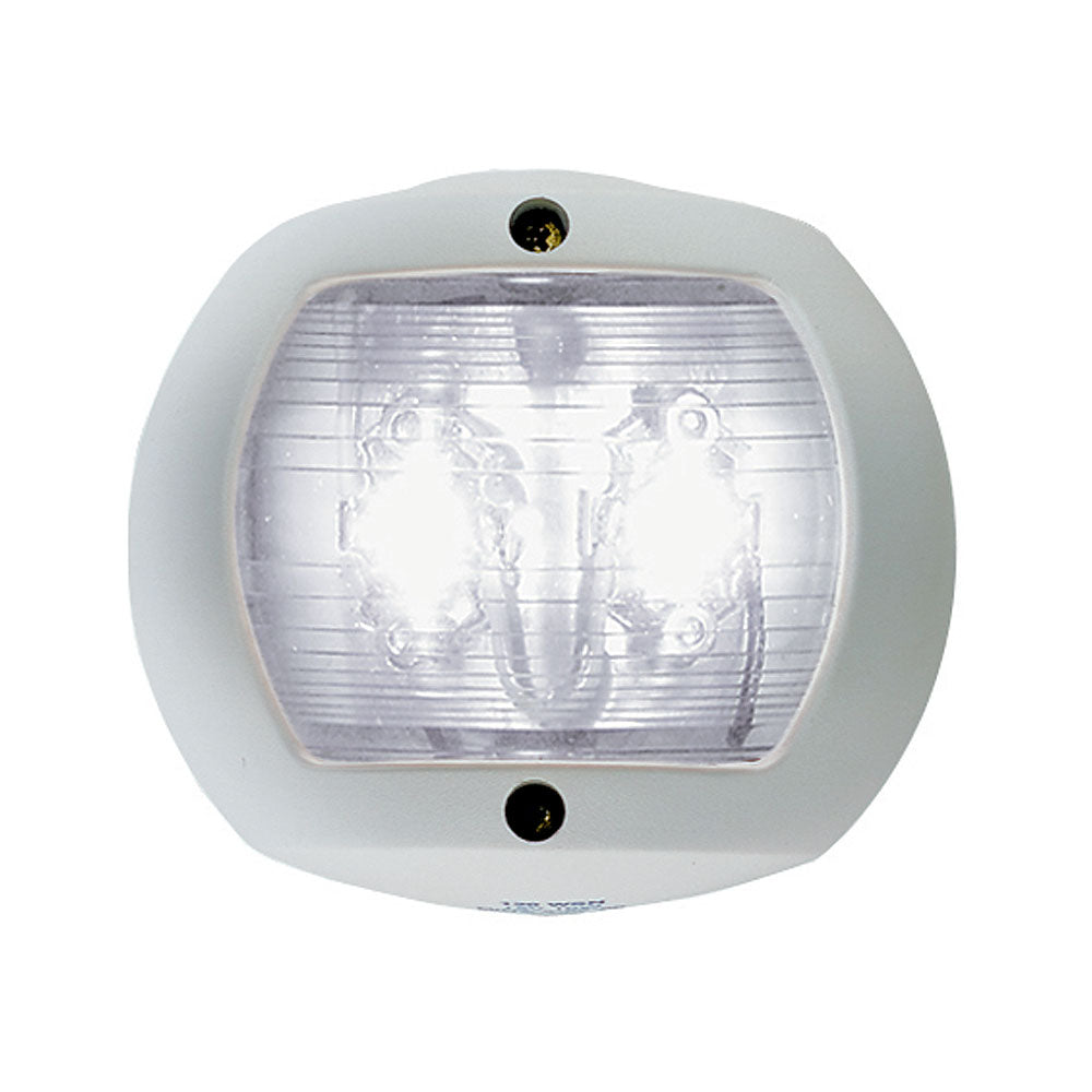 Luz de popa LED Perko - Blanca - 12V - Carcasa de plástico blanca