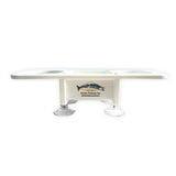 Soporte doble para bebidas Deep Blue Marine con almacenamiento central