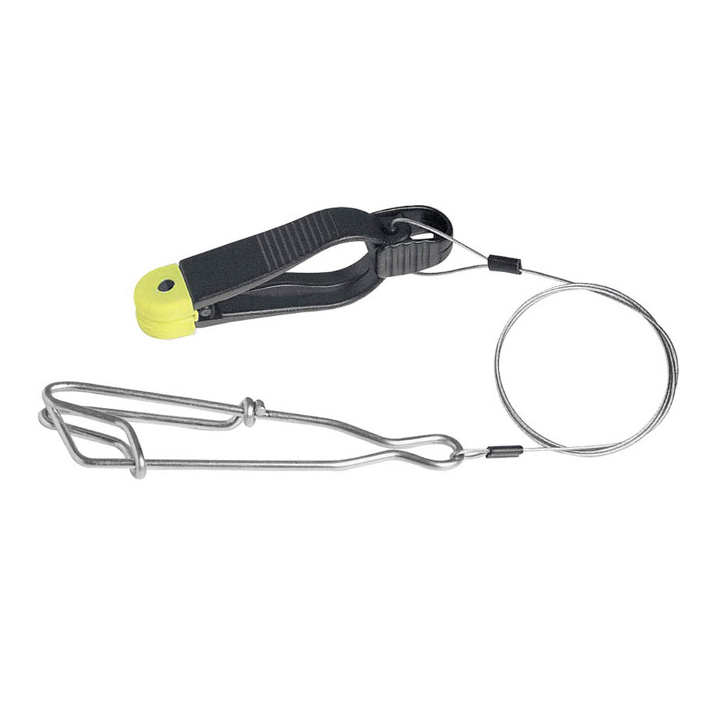 Scotty 1183 Mini Power Grip Plus - Cable guía de 30" con clip de apilamiento y cierre de ubicación automática