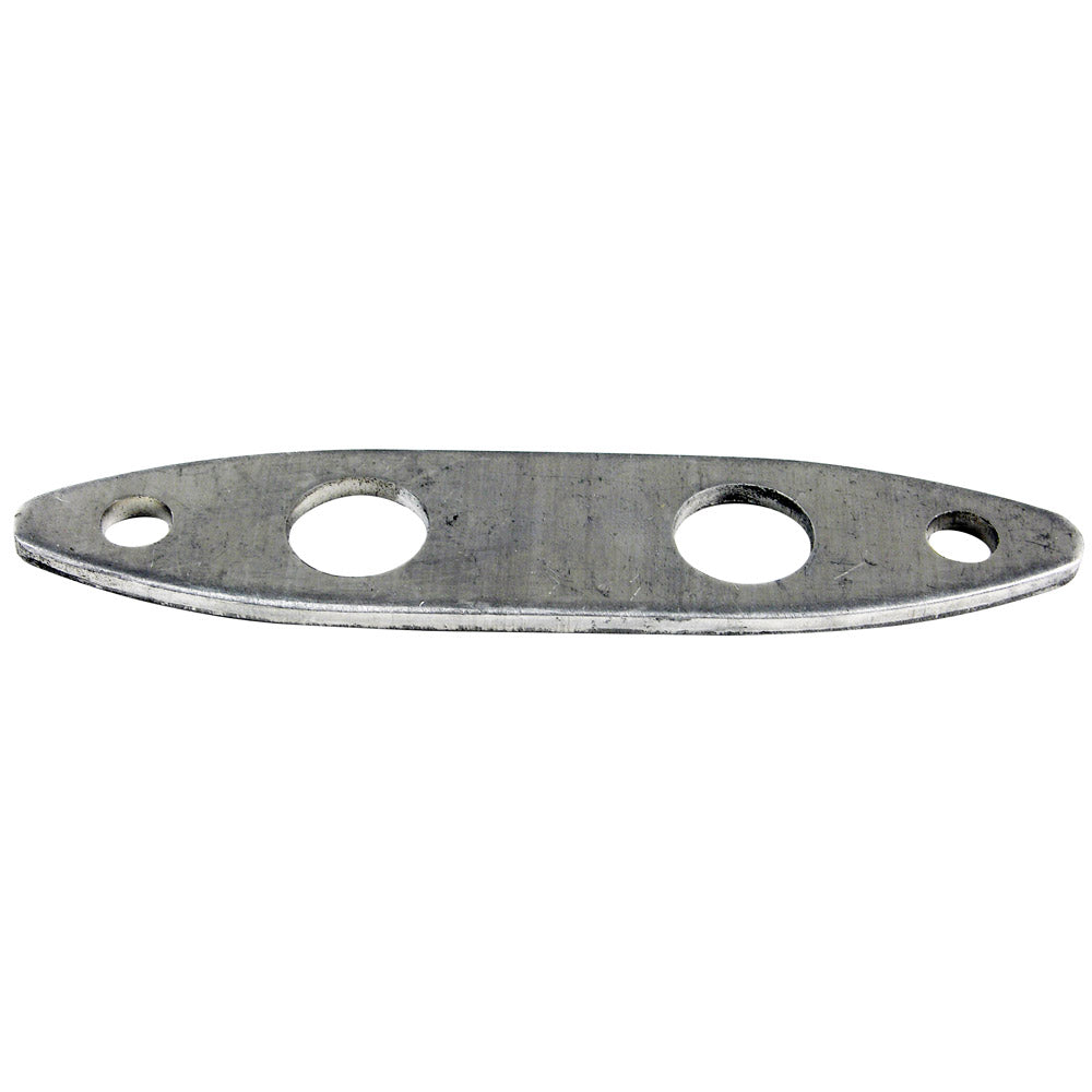 Placa de respaldo de aluminio Whitecap para cornamusa de empuje 6810