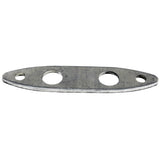 Placa de respaldo de aluminio Whitecap para cornamusa de empuje 6810