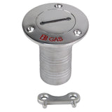 Whitecap Boca de llenado en cubierta para manguera - Manguera de 2" - Gasolina