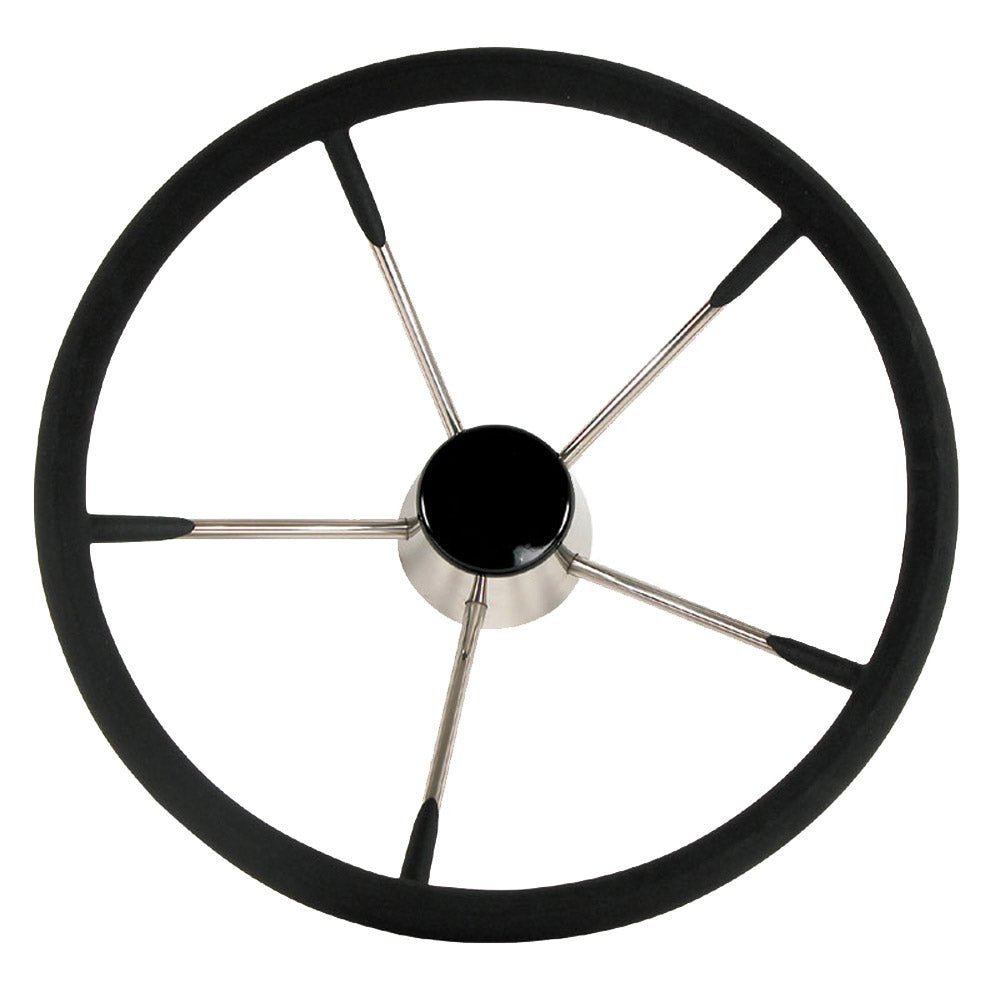 Volante Whitecap Destroyer - Espuma negra, 15" de diámetro