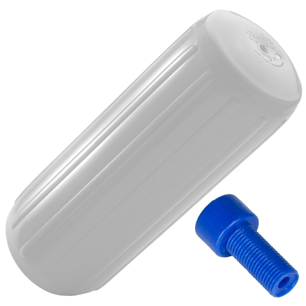 Defensa Polyform HTM-3 10.5" x 27" - Blanca con Adaptador