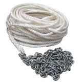 Powerwinch 200' de cuerda de 1/2" y 15' de cadena HT de 1/4"