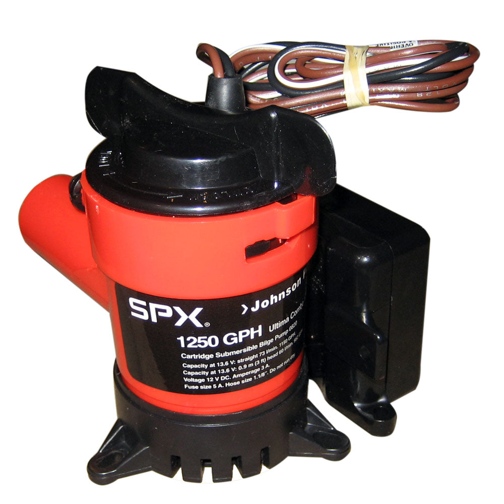Johnson Pump 1250 GPH Ultima Combo Pump Manguera de 1-1/8" 12V