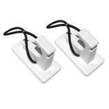 Deep Blue Marine Rod, Gaff, Brush & Dock Line Holder - Pair
