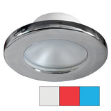 i2Systems Apeiron A3120 Luz de Montaje con Tornillo - Rojo, Blanco Frío y Azul - Acabado Cromado