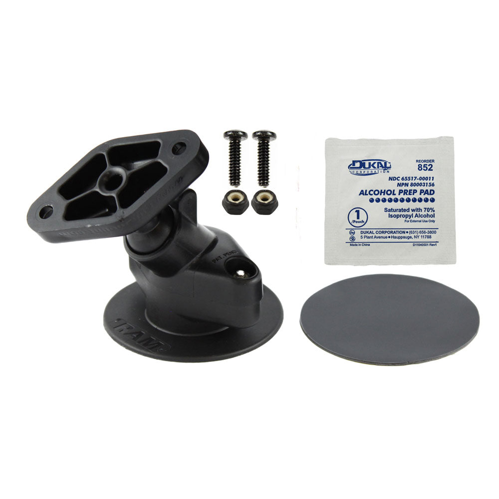 Base adhesiva flexible RAM Mount con soporte Snap-Link