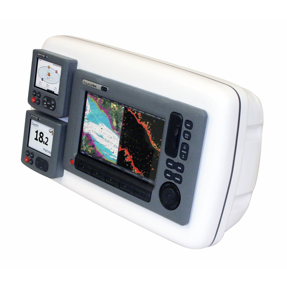 NavPod GP1081 SailPod precortado para Raymarine C90W/E90W y 2 ST60 para guardamancebos de 5"