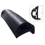 Kit de borda TACO semirrígida - Negro con inserto negro - 15,24 m