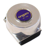 Schmitt Marine Bocina Sencilla Mini Compacta Totalmente de Acero Inoxidable - 12V