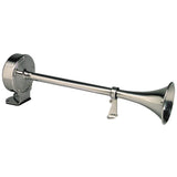 Bocina Marina de Lujo Schmitt Totalmente de Acero Inoxidable con Trompeta Sencilla - 24V