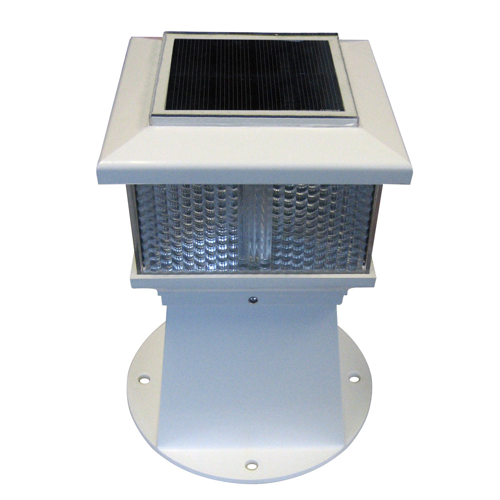 Luz solar de muelle para pilotes