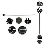 Montura de transductor para imbornal de kayak Lowrance
