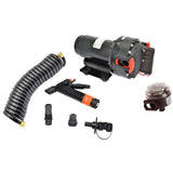 Kit de bomba de lavado Johnson Pump Aqua Jet de 5.2 GPM con manguera - 24V