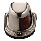 Montaje en cubierta de 1 milla Attwood, luz de costado roja - 12V - Carcasa de acero inoxidable