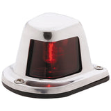 Montaje en cubierta de 1 milla Attwood, luz de costado roja - 12V - Carcasa de acero inoxidable
