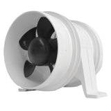 Soplador en línea resistente al agua Attwood Turbo Serie II 4000 - 12 V - Blanco