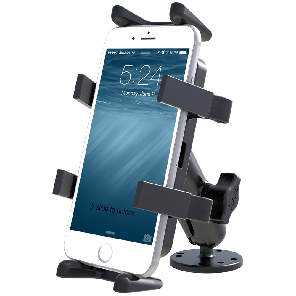 Soporte universal RAM Mount con agarre de dedos para montaje en superficie