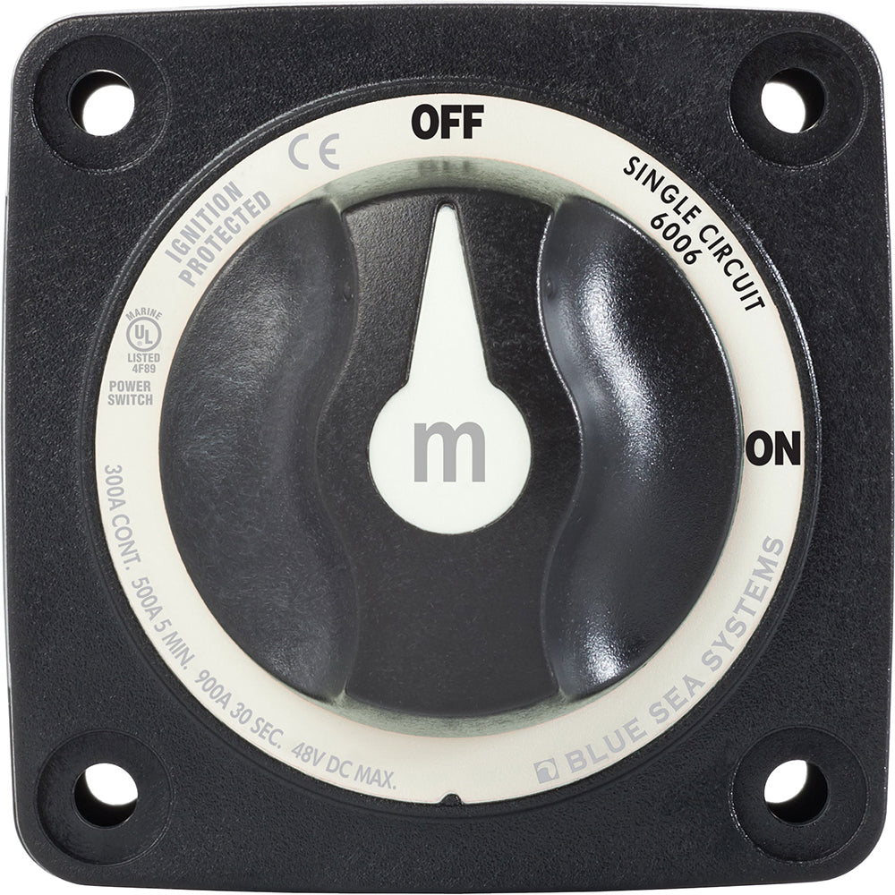 Blue Sea 6007200 Interruptor de batería Mini - 4 Posiciones - Negro
