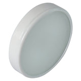 Lumitec Halo - Luz descendente empotrada - Acabado blanco - 4 colores - Blanco/azul/rojo/púrpura sin atenuación