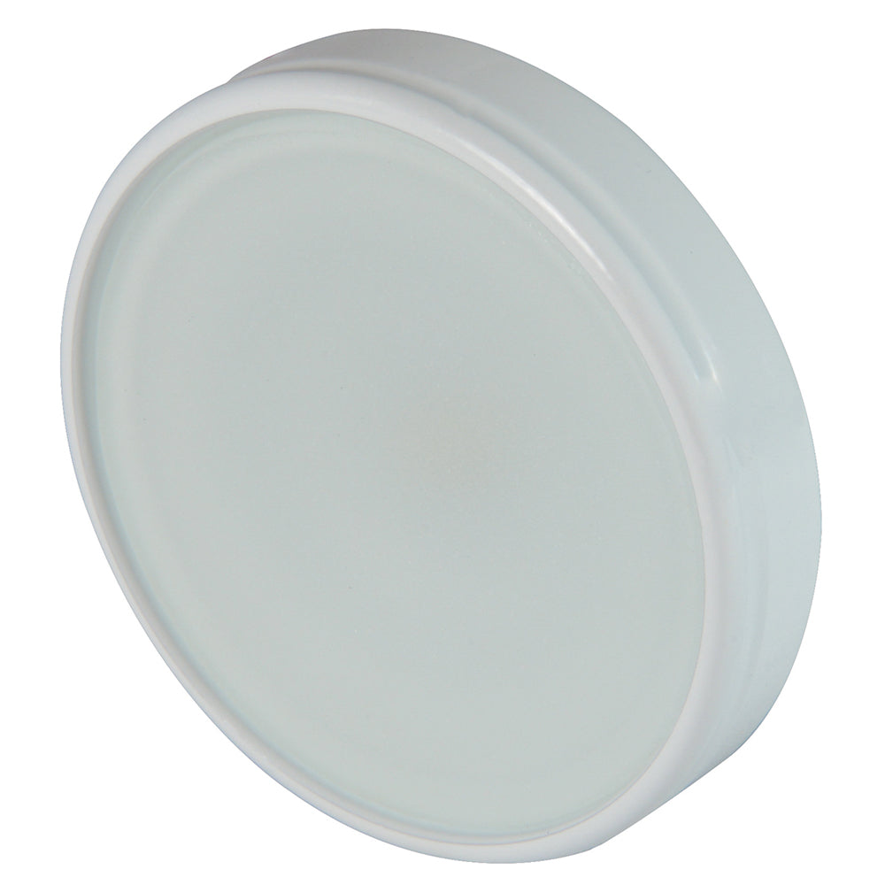 Lumitec Halo - Luz descendente empotrada - Acabado blanco - 4 colores - Blanco/azul/rojo/púrpura sin atenuación