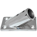 Accesorio de barandilla rectangular Whitecap de ⅞" D.E. y 30° de acero inoxidable