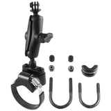 Soporte de abrazadera de correa RAM Mount para GoPro Hero en barras antivuelco de ATV/UTV