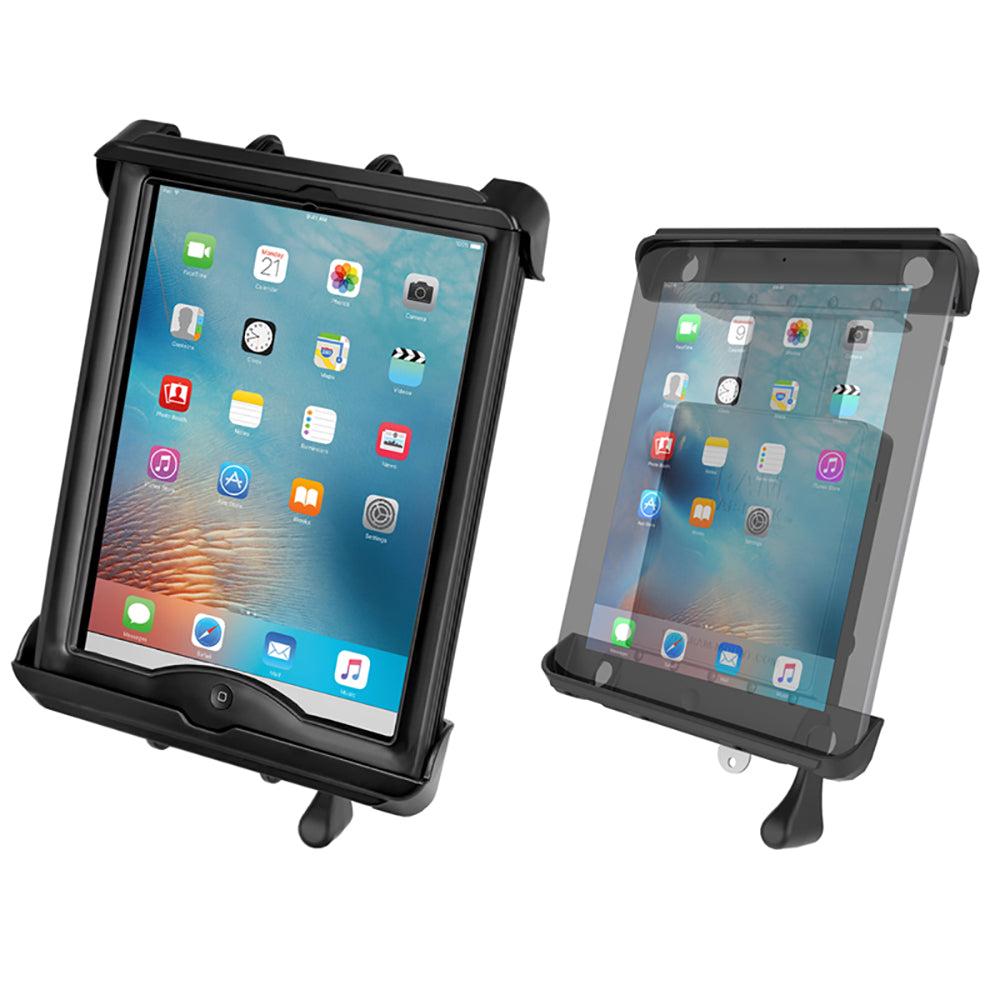 Soporte universal RAM Mount con bloqueo de pestaña para tabletas de 10"