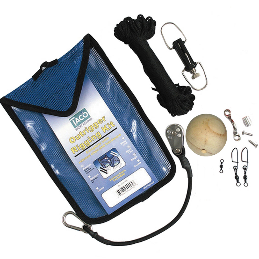 Kit de aparejos central premium TACO para tangones de hasta 25'